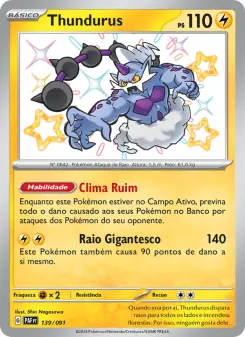 Thundurus — Destinos de Paldea 139