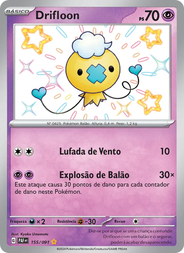 Drifloon — Destinos de Paldea 155