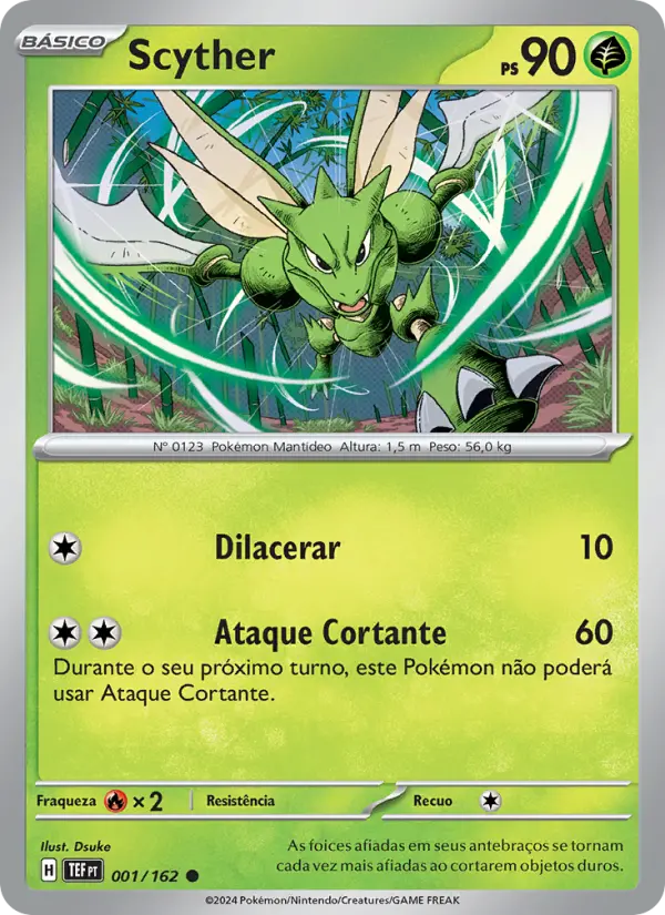 Scyther — Forças Temporais 001