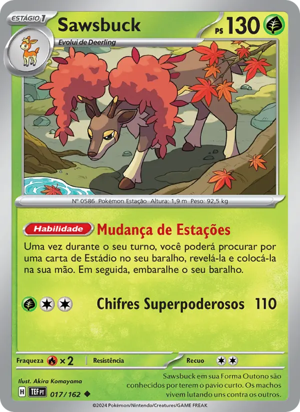 Sawsbuck — Forças Temporais 017