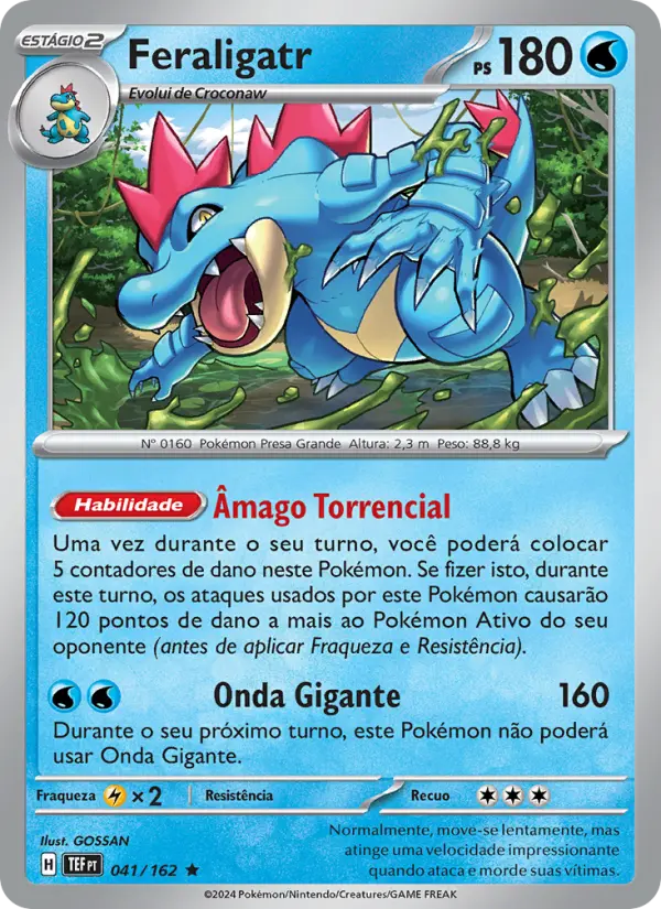 Feraligatr — Forças Temporais 041