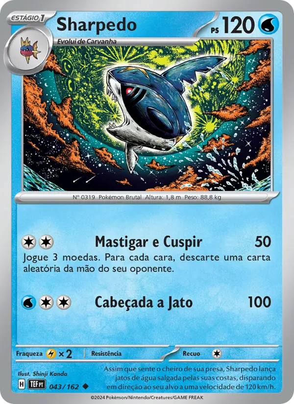 Sharpedo — Forças Temporais 043