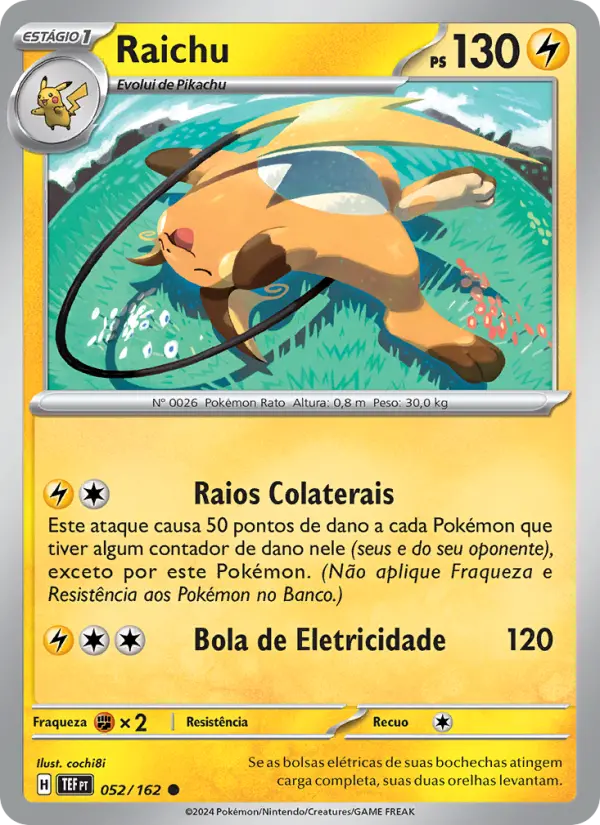 Raichu — Forças Temporais 052