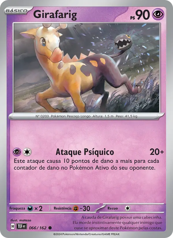 Girafarig — Forças Temporais 066