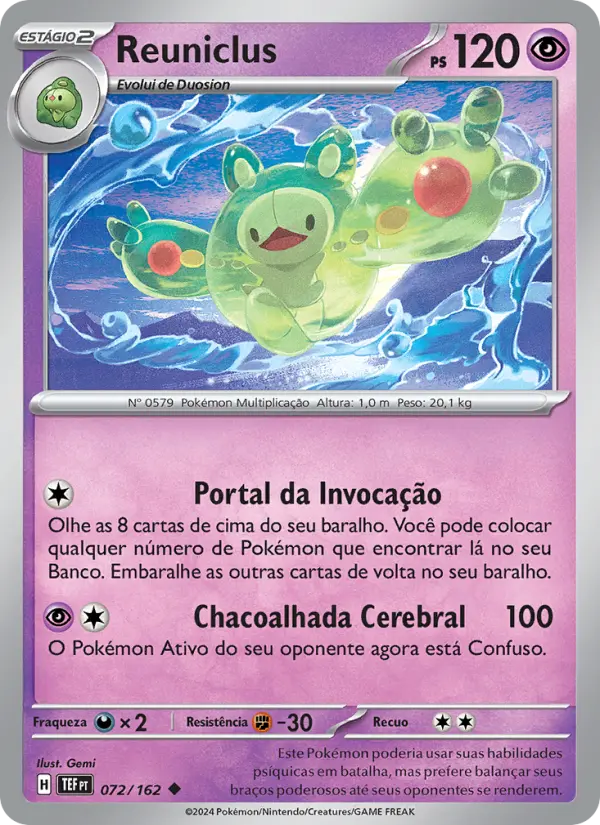 Reuniclus — Forças Temporais 072