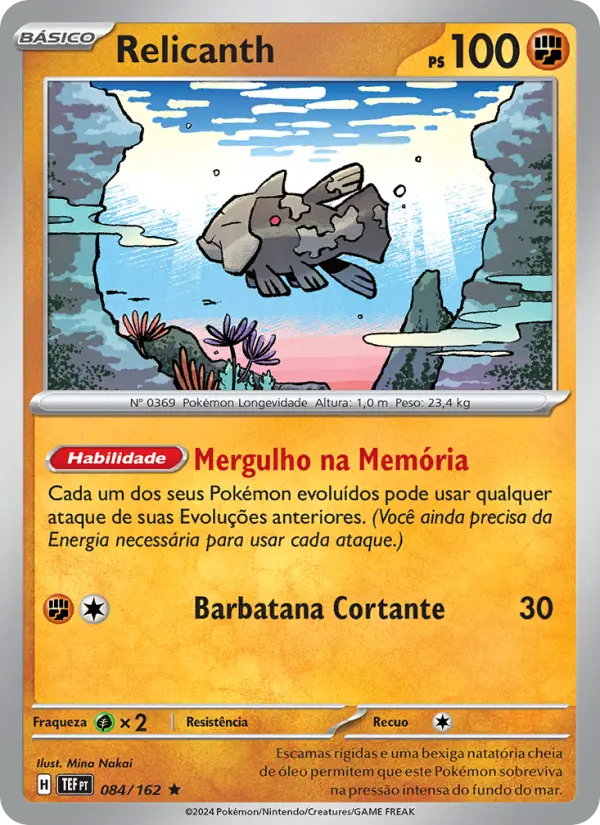Relicanth — Forças Temporais 084