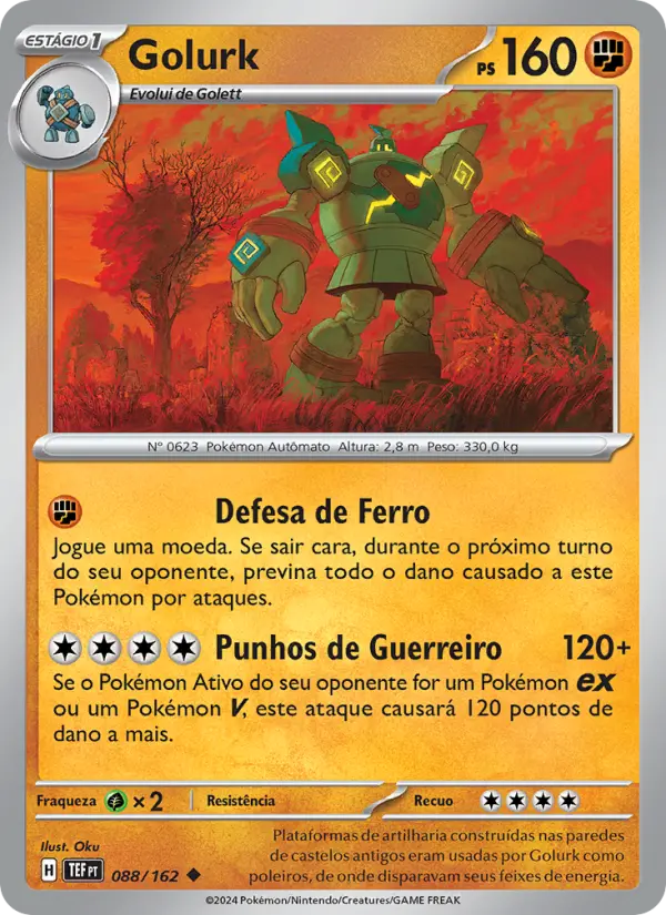 Golurk — Forças Temporais 088