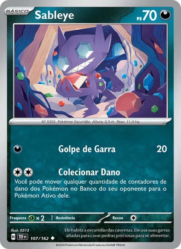 Sableye — Forças Temporais 107