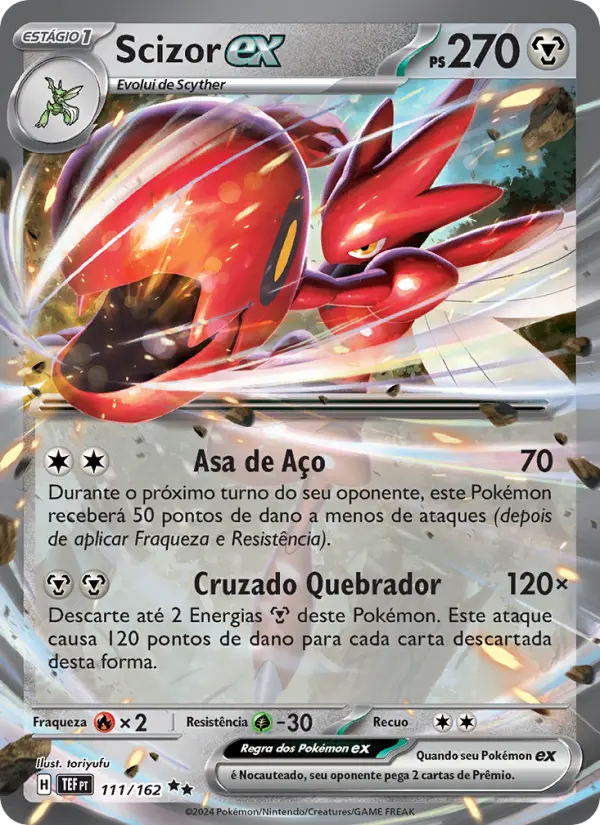 Scizor ex — Forças Temporais 111