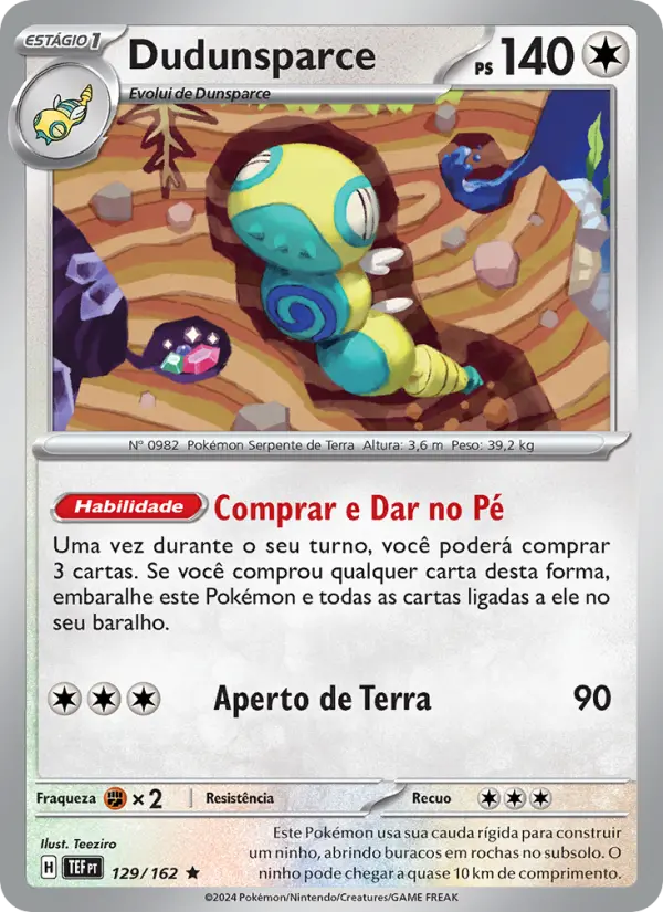 Dudunsparce — Forças Temporais 129