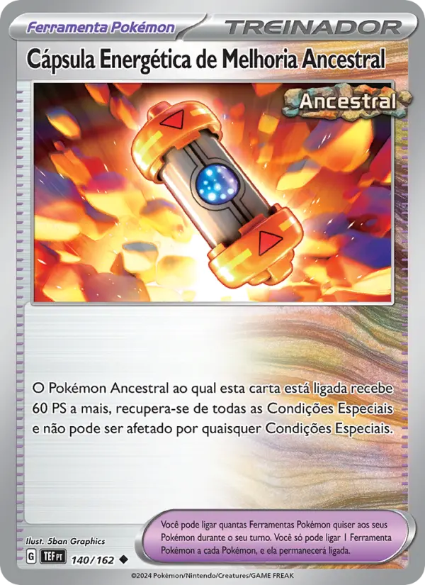 Cápsula Energética de Melhoria Ancestral — Forças Temporais 140