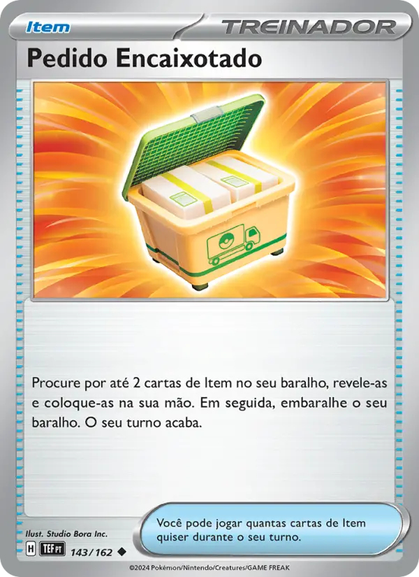 Pedido Encaixotado — Forças Temporais 143