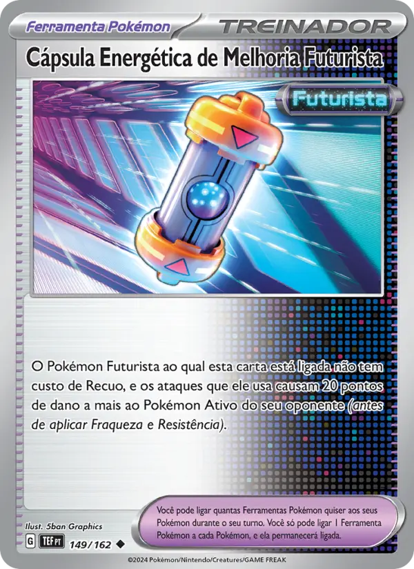 Cápsula Energética de Melhoria Futurista — Forças Temporais 149