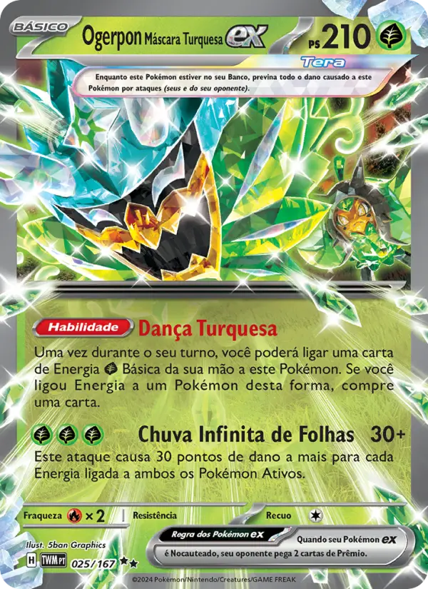 Ogerpon Máscara Turquesa ex — Máscaras do Crepúsculo 025