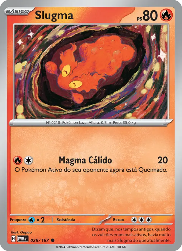 Slugma — Máscaras do Crepúsculo 028