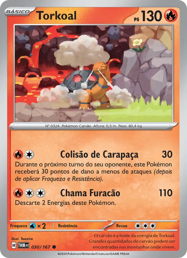 Torkoal — Máscaras do Crepúsculo 030