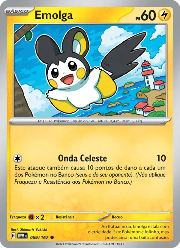 Emolga — Máscaras do Crepúsculo 069
