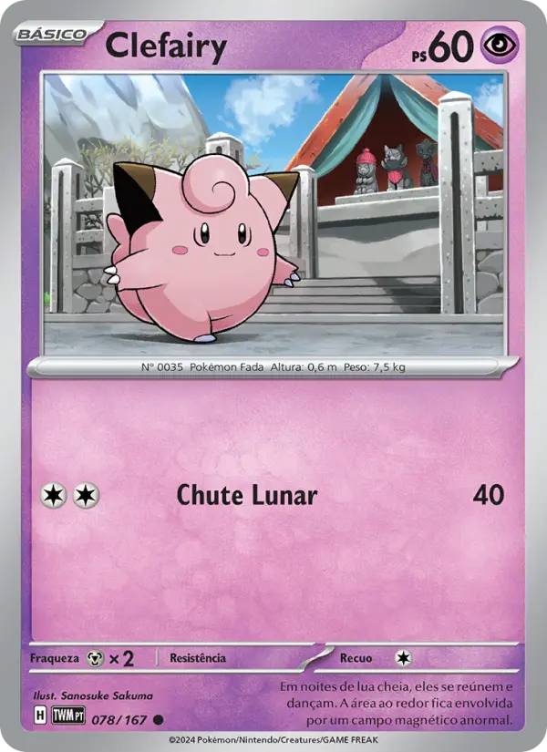 Clefairy — Máscaras do Crepúsculo 078