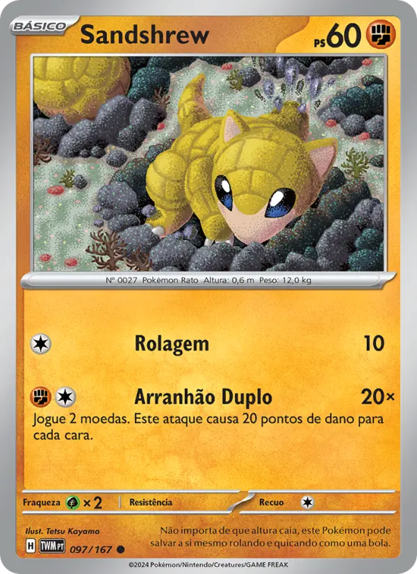 Sandshrew — Máscaras do Crepúsculo 097