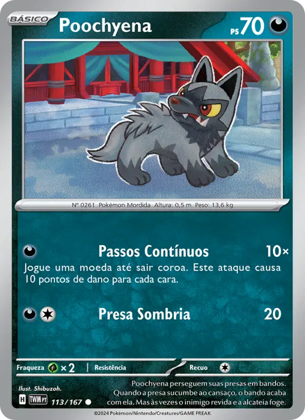 Poochyena — Máscaras do Crepúsculo 113