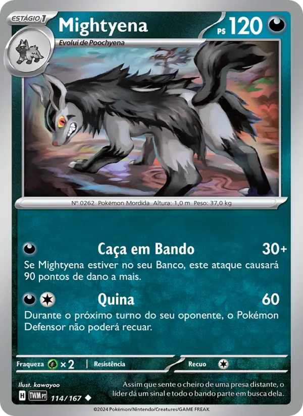 Mightyena — Máscaras do Crepúsculo 114