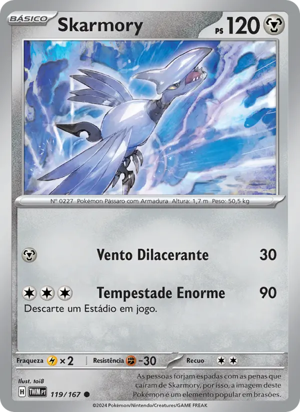 Skarmory — Máscaras do Crepúsculo 119