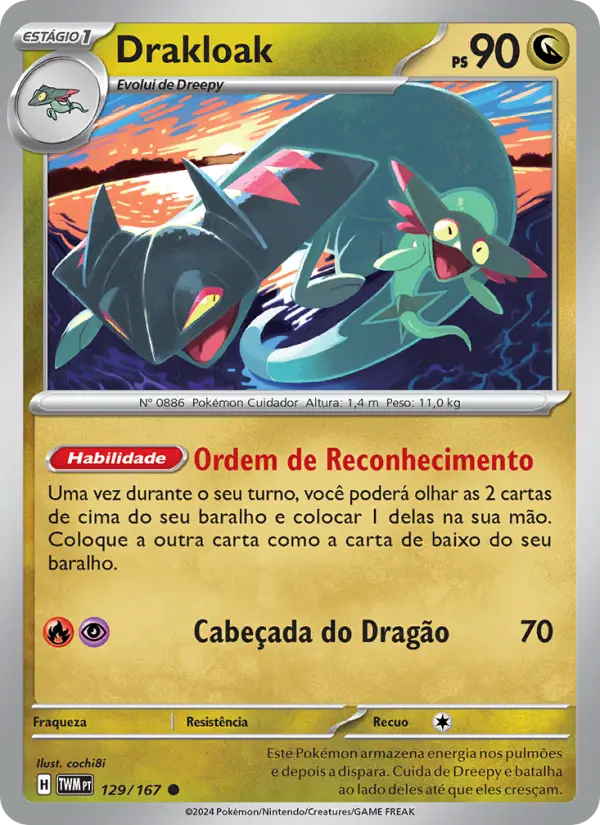Drakloak — Máscaras do Crepúsculo 129