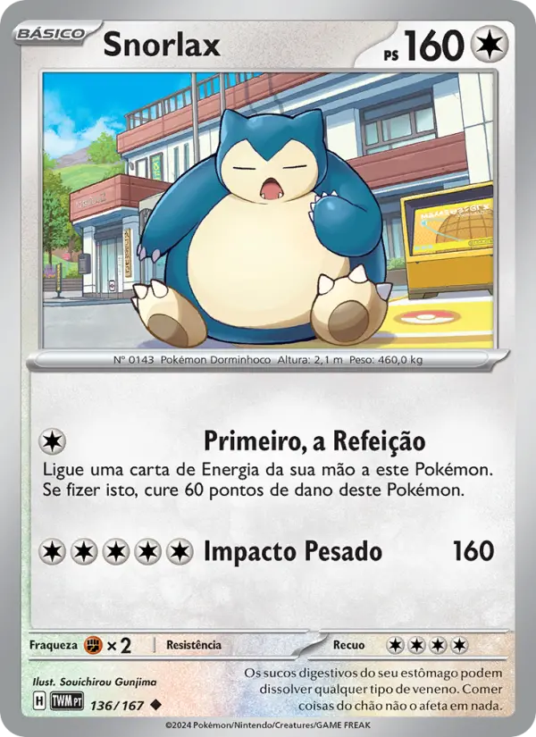 Snorlax — Máscaras do Crepúsculo 136