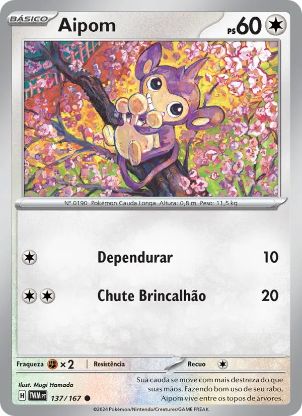 Aipom — Máscaras do Crepúsculo 137