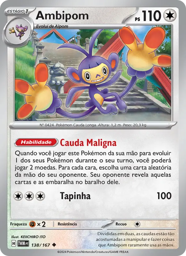 Ambipom — Máscaras do Crepúsculo 138