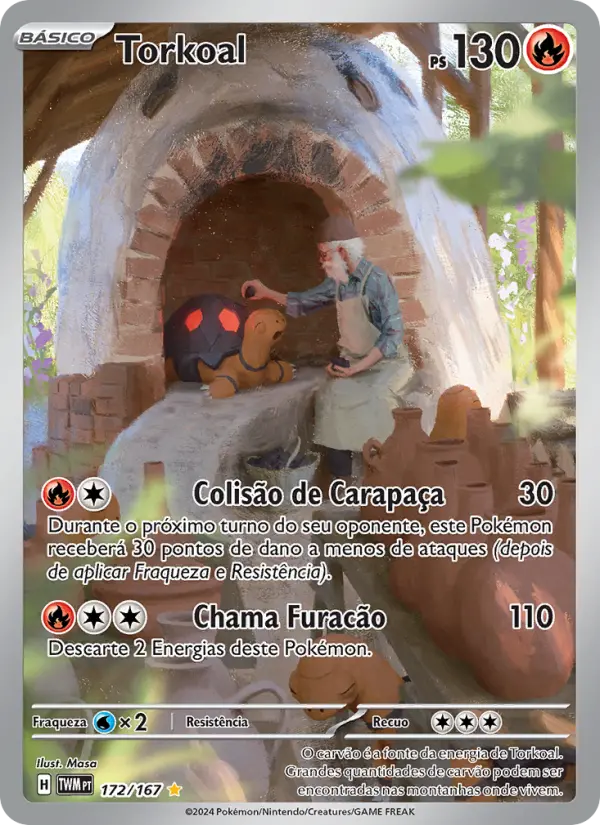 Torkoal — Máscaras do Crepúsculo 172