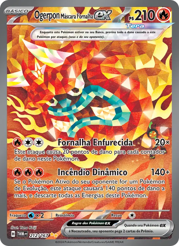 Ogerpon Máscara Fornalha ex — Máscaras do Crepúsculo 212