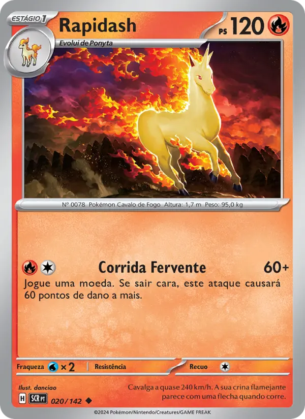 Rapidash — Coroa Estelar 020