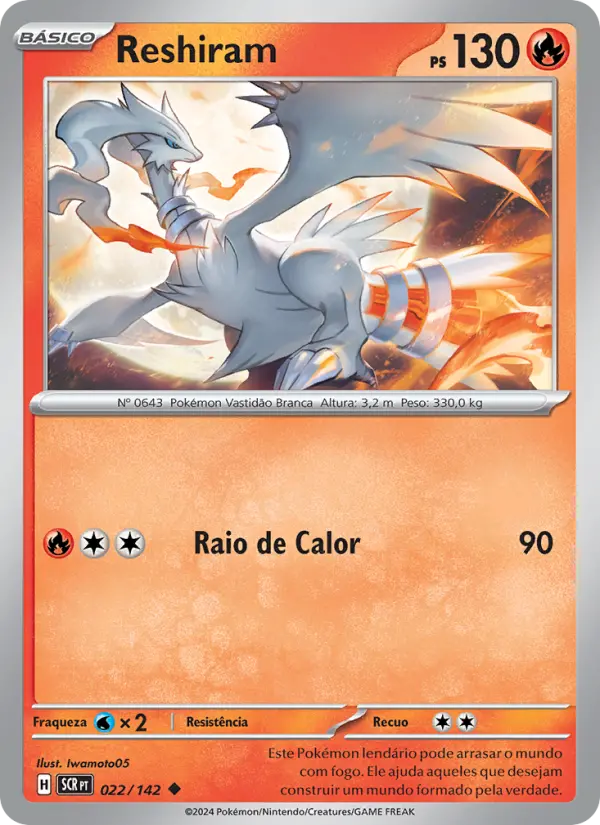 Reshiram — Coroa Estelar 022