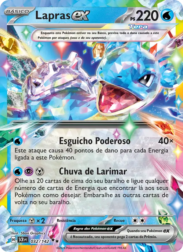 Lapras ex — Coroa Estelar 032