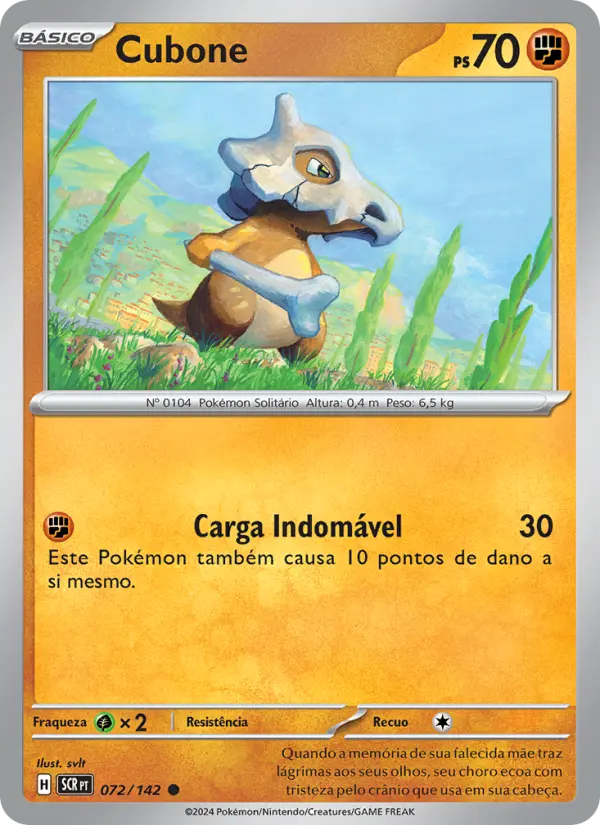 Cubone — Coroa Estelar 072