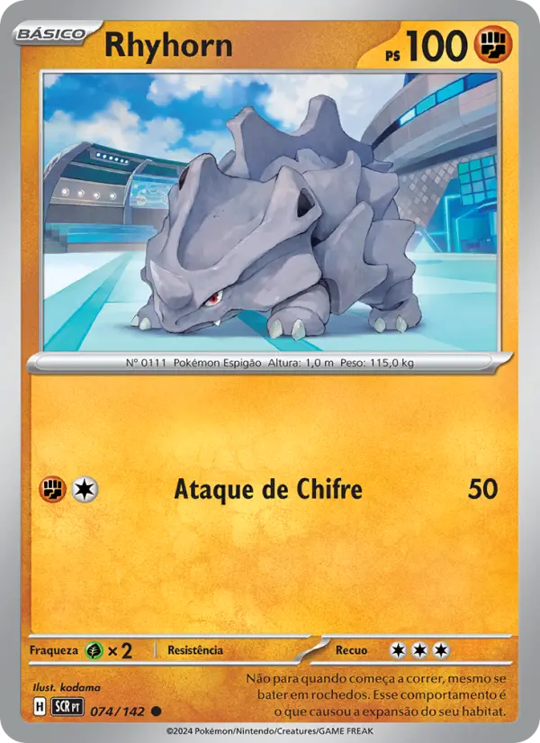 Rhyhorn — Coroa Estelar 074