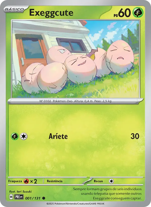 Exeggcute — Evoluções Prismáticas 001