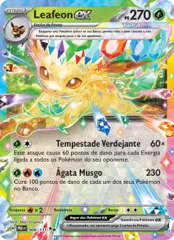 Leafeon ex — Evoluções Prismáticas 006