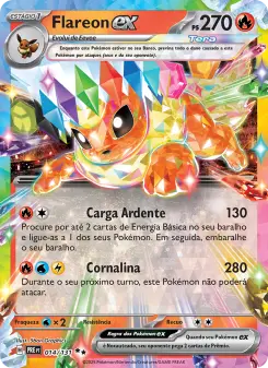 Flareon ex — Evoluções Prismáticas 014