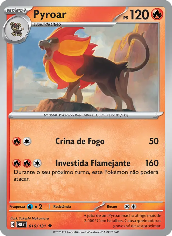 Pyroar — Evoluções Prismáticas 016