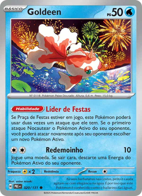 Goldeen — Evoluções Prismáticas 020