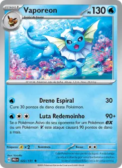 Vaporeon — Evoluções Prismáticas 022