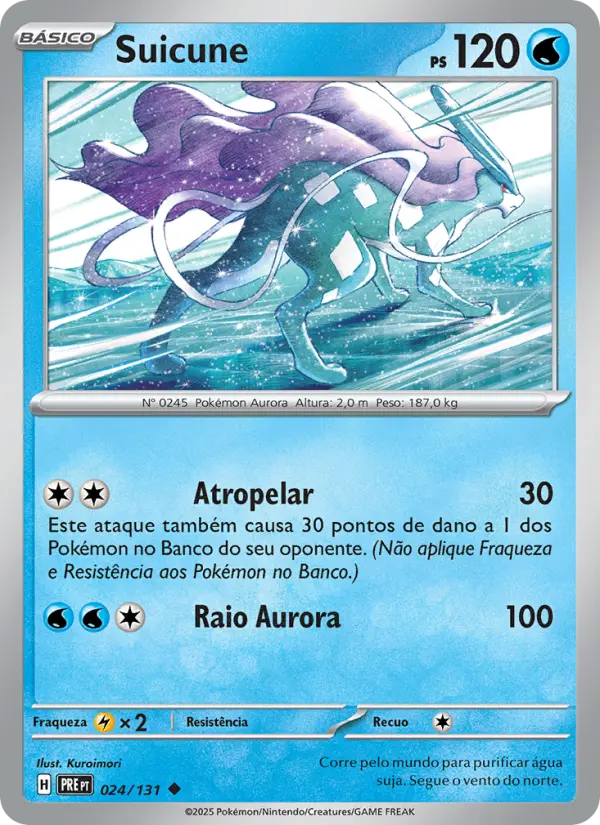 Suicune — Evoluções Prismáticas 024