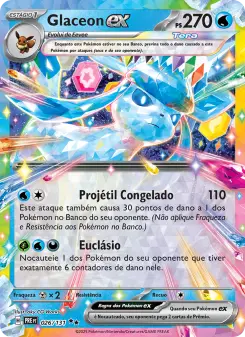Glaceon ex — Evoluções Prismáticas 026