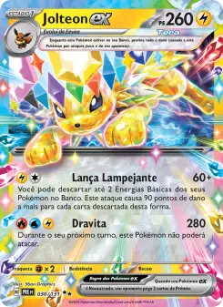 Jolteon ex — Evoluções Prismáticas 030