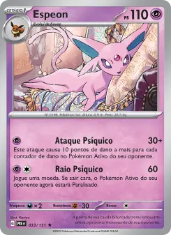 Espeon — Evoluções Prismáticas 033