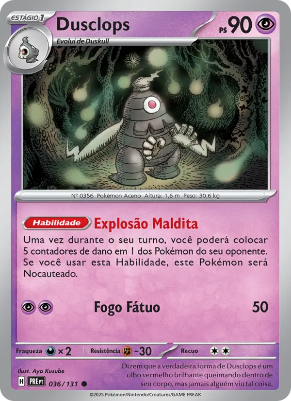 Dusclops — Evoluções Prismáticas 036