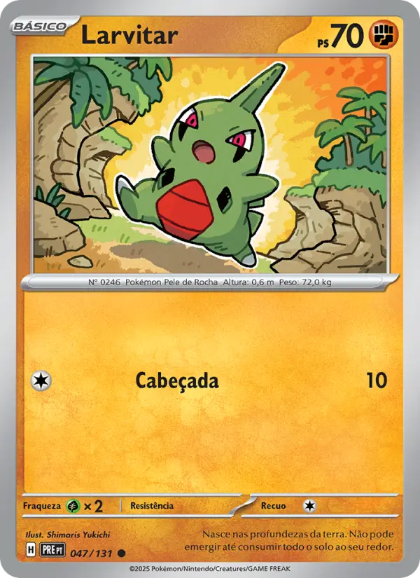 Larvitar — Evoluções Prismáticas 047