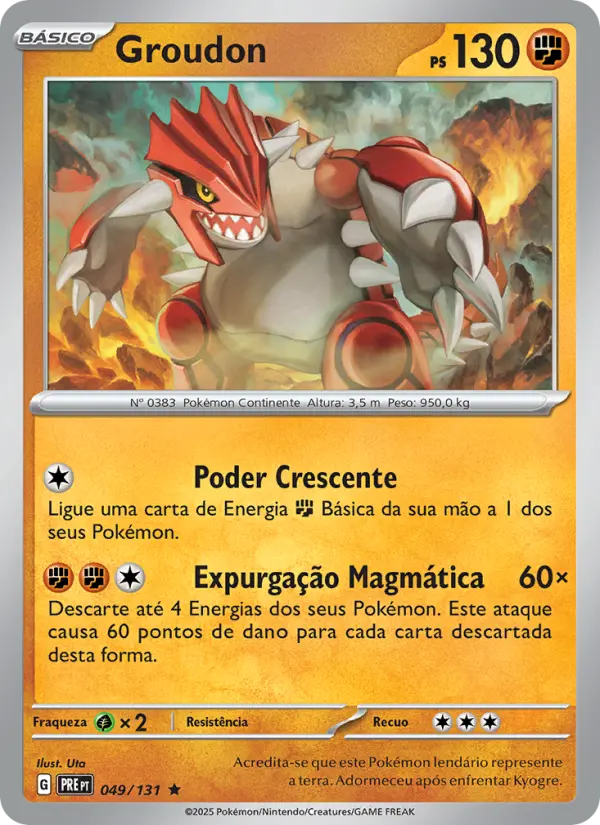 Groudon — Evoluções Prismáticas 049